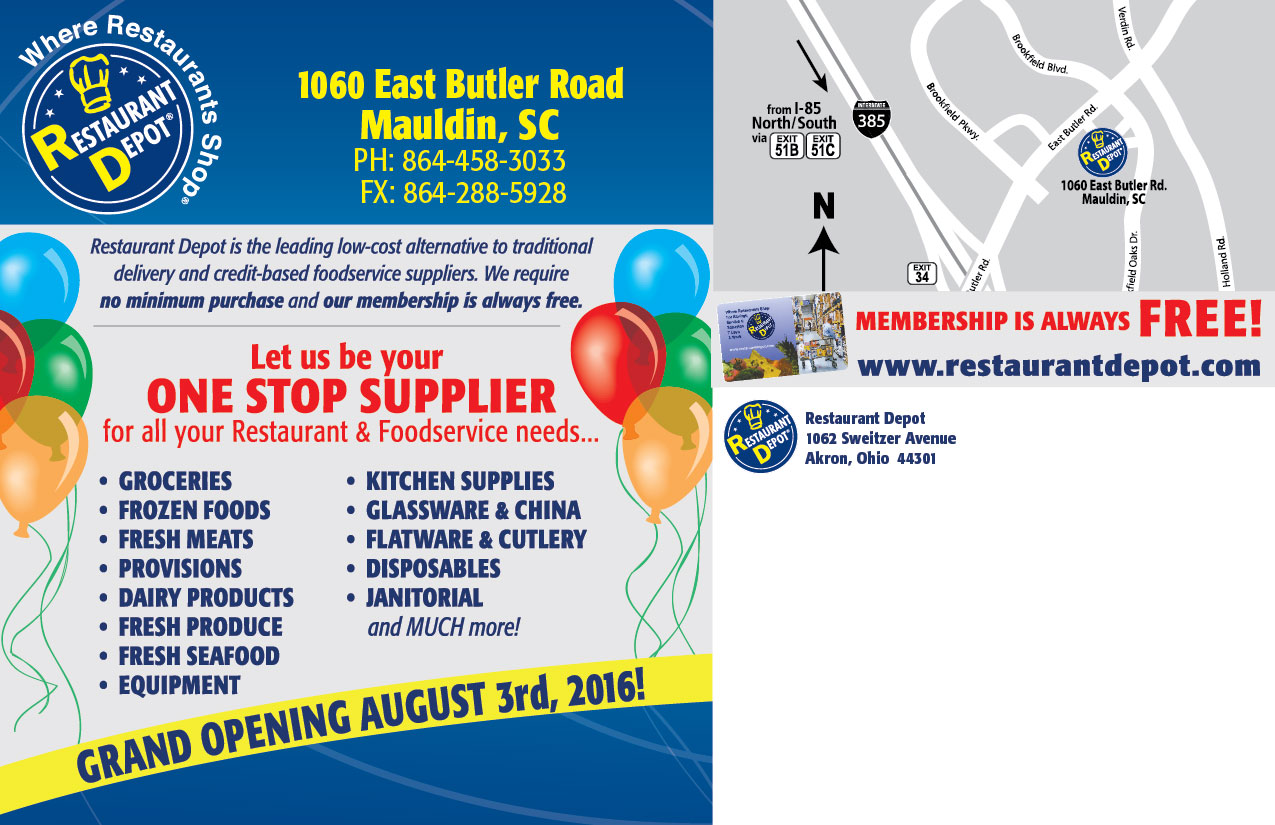 Greenville Chamber of Commerce Ribbon Cutting at Restaurant Depot