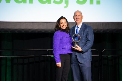 Dave Edwards Receives 2023 F. Ben Haskew Collaboration Award