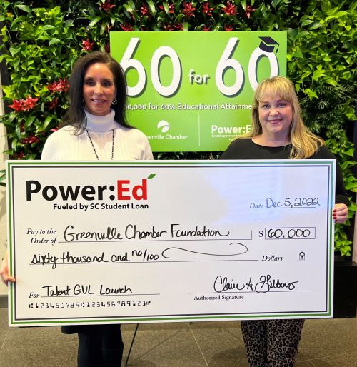 Greenville Chamber Awarded $60,000 Grant From Power:Ed to Fund Educational Attainment Work