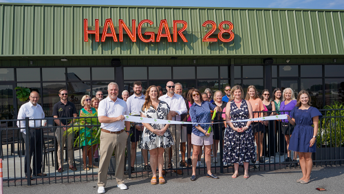 Hangar 28 Celebrates Grand Opening at the Greenville Downtown Airport