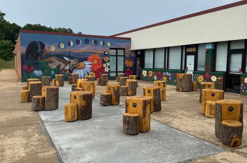 Leadership Greenville Class 52 Partners with Berea Middle School to Create Community & Collaboration Courtyard