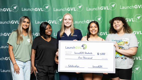 Greenville Chamber, USC Upstate Present Scholarships to LaunchGVL Interns at End-of-Year Celebration