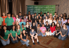 LaunchGVL interns posing together for a group photo